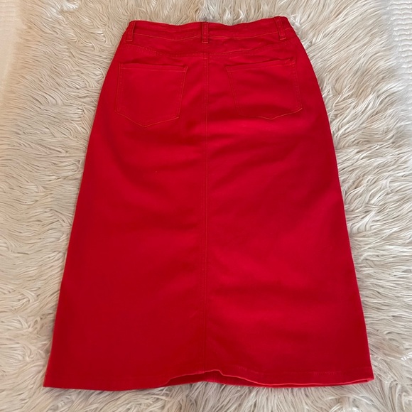 Inherit | Red | Remi | Midi Skirt - Picture 8 of 12
